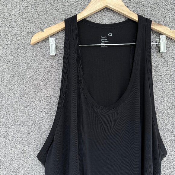 GAP GapFit Breathe Racerback Tank XXL Black - Picture 2 of 5